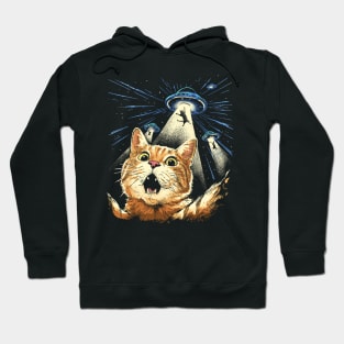 Space Whiskers: The Purrr-fect Abduction Hoodie